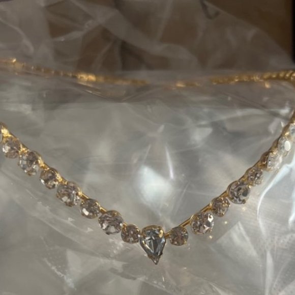 Crystal Bridal Forehead Chain Headpiece Wedding Hair Jewelry Boho Headdress - Picture 6 of 7